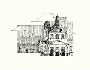 Здесь был Бог. Знаменская церковь, с. Кетрось.